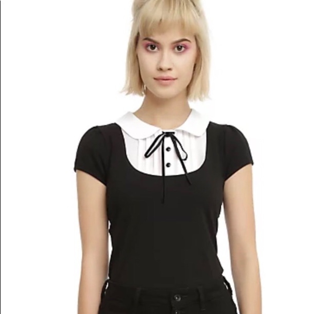 Hot Topic Black Collared Shirt